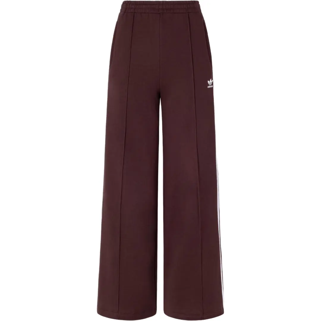 Adidas Originals ADICOLOR WIDE LEG JOGGERS Casual Pants Women's Dark Gray Brown