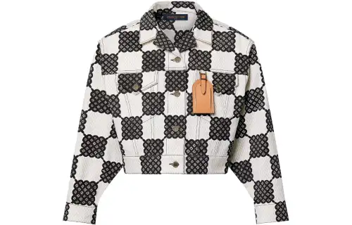LOUIS VUITTON Bubble Damier Trucker Jacket