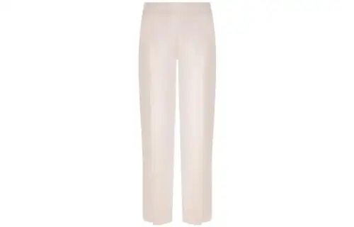 Loro Piana Casual Pants Women's Beige Straight Fit Pants