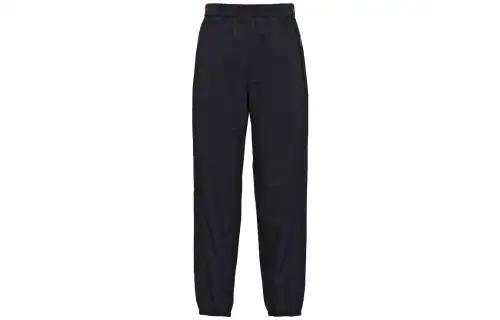 PRADA Casual Pants Women's Black Moderate Cuffed Pants