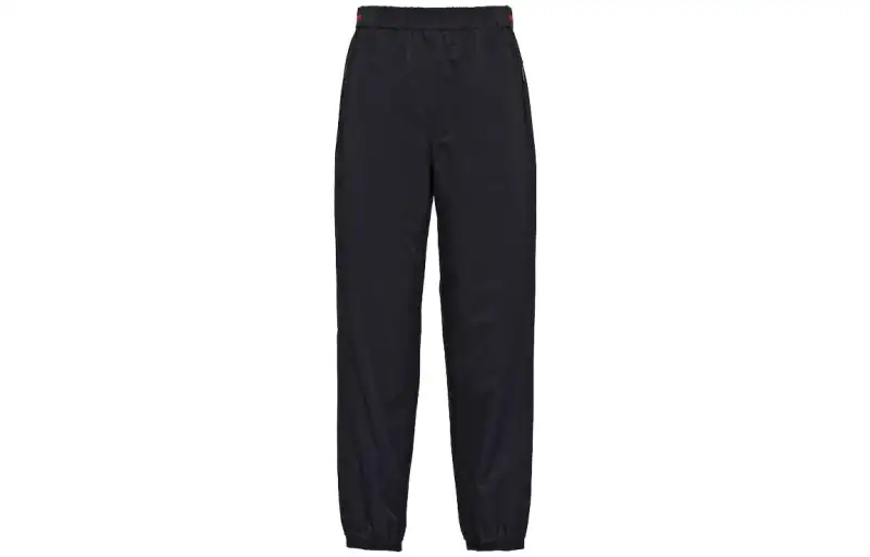 PRADA Casual Pants Women's Black Moderate Cuffed Pants