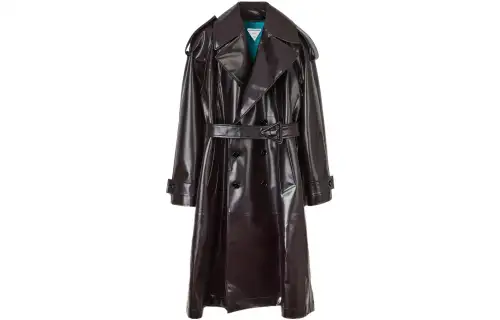 Bottega Veneta Leather Jackets Women's Black Lapel Moderate Other