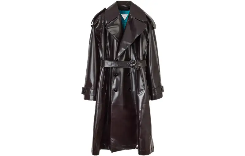 Bottega Veneta Leather Jackets Women's Black Lapel Moderate Other