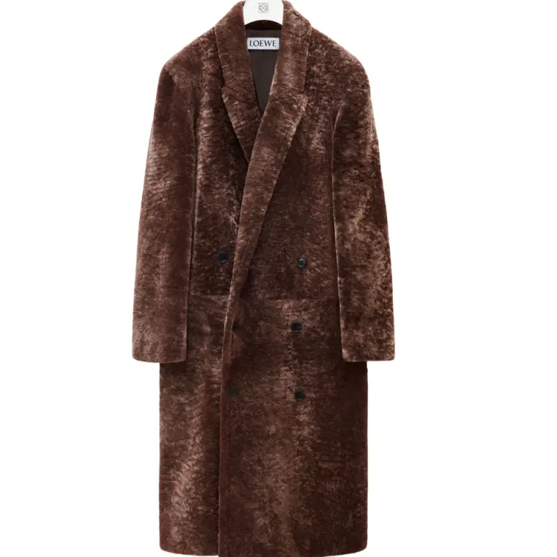 LOEWE Coats Women's Chocolate Moderate