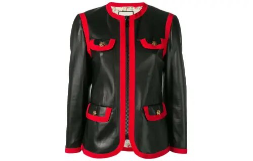 【Previous Season】leather bon ton jacket