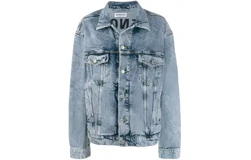 Balenciaga Denim Jackets & Coats Women's Blue