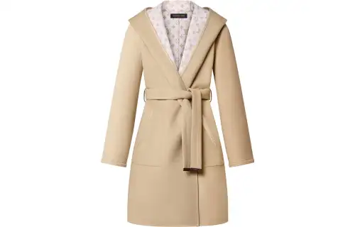 LOUIS VUITTON Coat Women's Beige