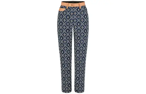 LOUIS VUITTON Casual Pants Women's Blue