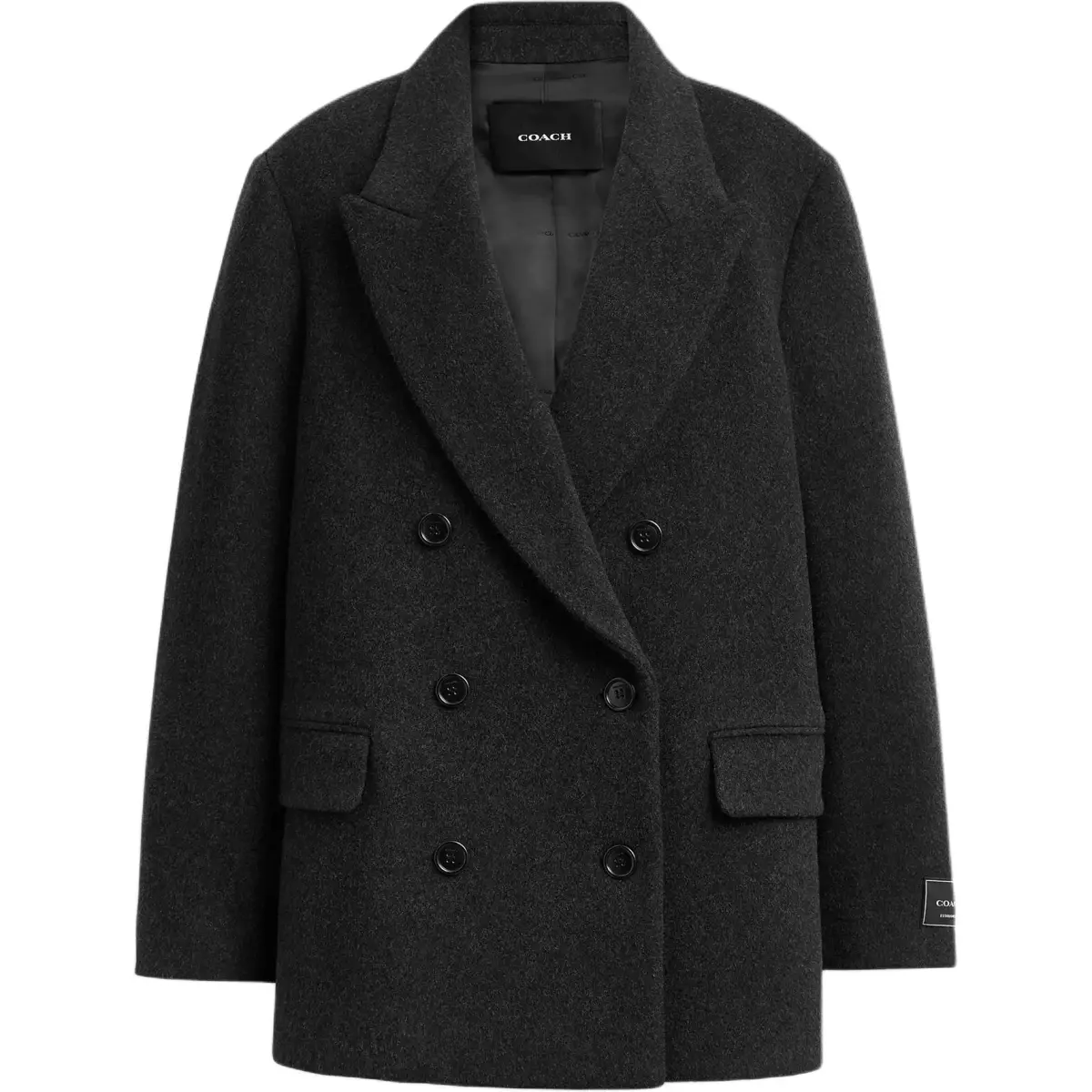 COACH Coat Women's Charcoal Gray