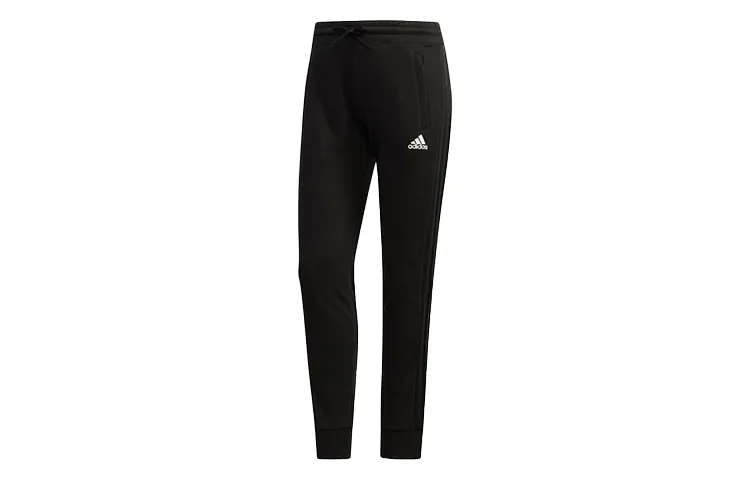 Adidas Knitted Sweatpants Women's Black Moderate Sweatpants