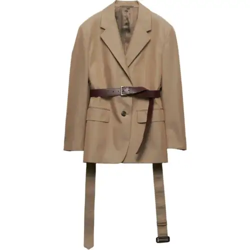 PRADA Single breasted Twill Blazer