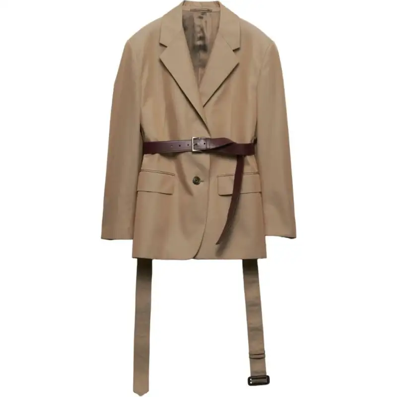 PRADA Single breasted Twill Blazer