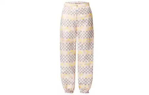 LOUIS VUITTON SS22 Knitted Sweatpants Women's Pink