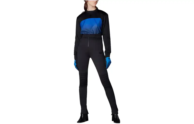 Adidas Originals Blue Version Collection Knitted Sweatpants Japan Version Women's Black