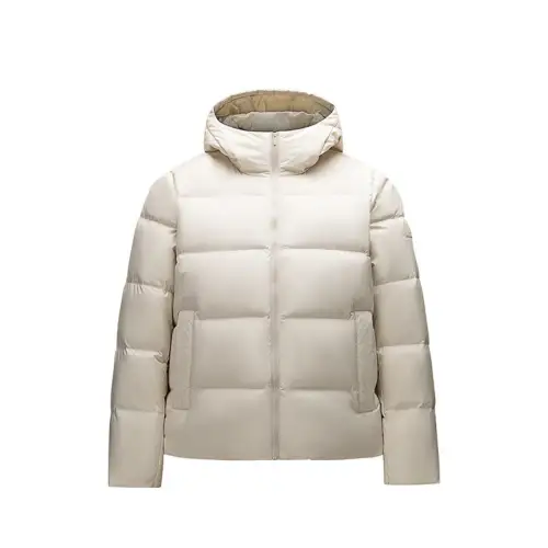 Anta Variety Training Collection Down Jacket Women's White Tea Brown