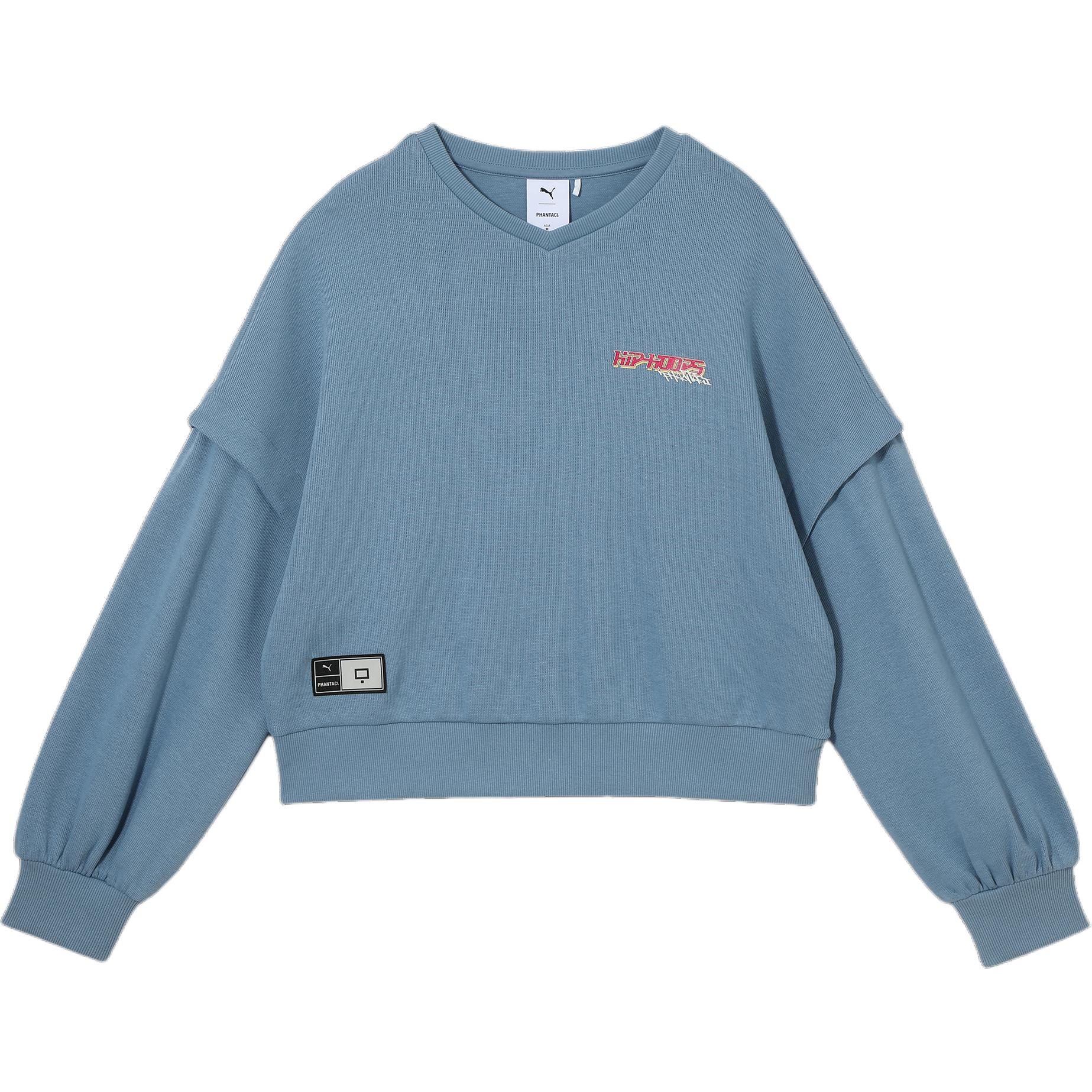 PUMA x PHANTACI Sweatshirt Women's Light Blue