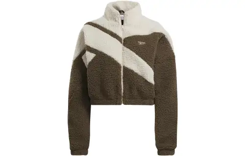 Reebok CL WINTER TRACKTOP Velvet feel Coat Women's Army Green