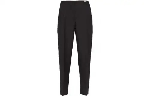 Prada kid-mohair tailored trousers