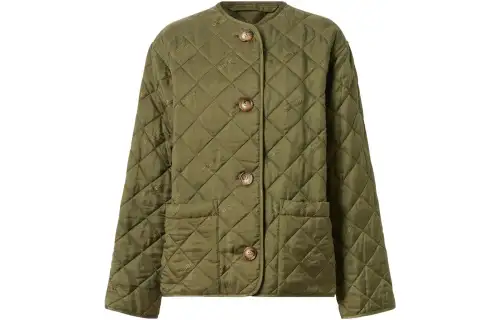 Burberry Puffer Jacket Women's Green