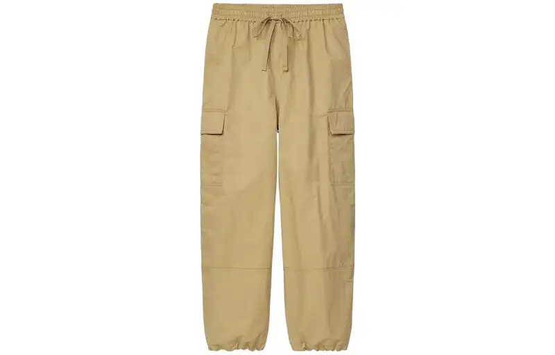 UNIQLO X JW Anderson Uniqlo Jw Anderson Co Branded Series Cargo Pants Women's Dark Beige Moderate Cuffed Pants