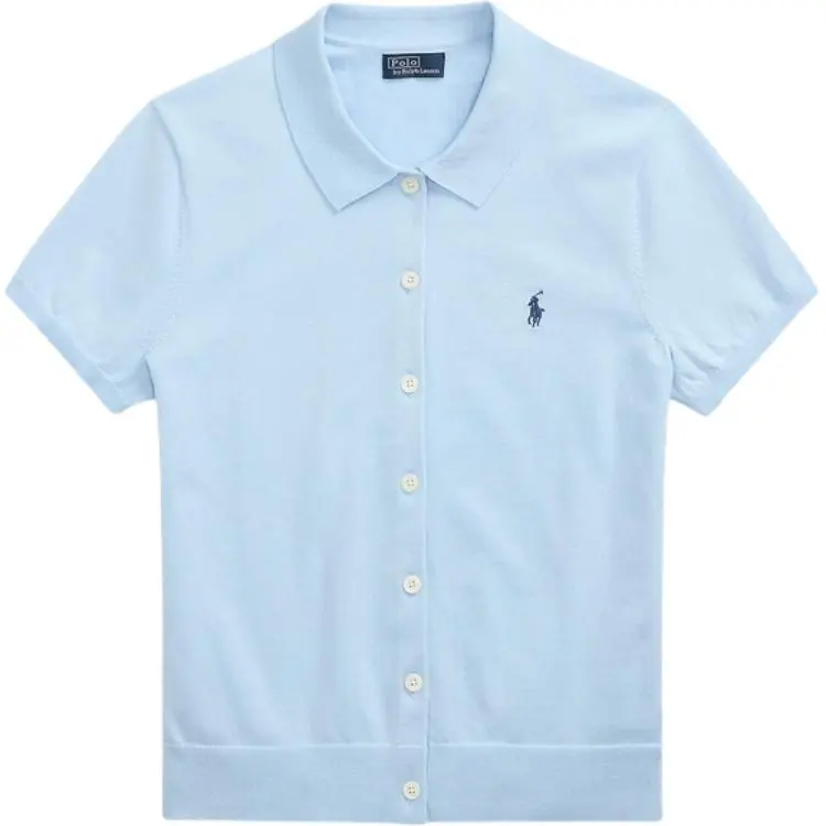 Polo Ralph Lauren SS25 Knitwear Slim Fit Women's Blue