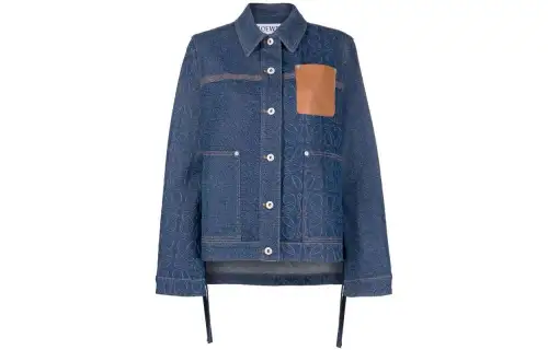 LOEWE Anagram Workwear Denim Jacket 'Indigo'