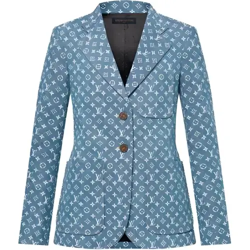 LOUIS VUITTON SS24 Business Suit Coat Women's Blue