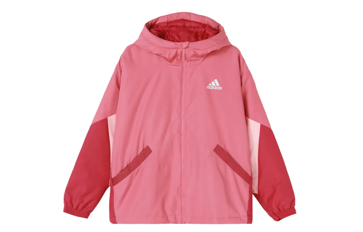 Adidas Puffer Jacket Winter Women's Rose Red