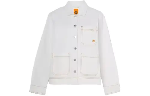 Timberland Denim Jacket Women's Vintage White