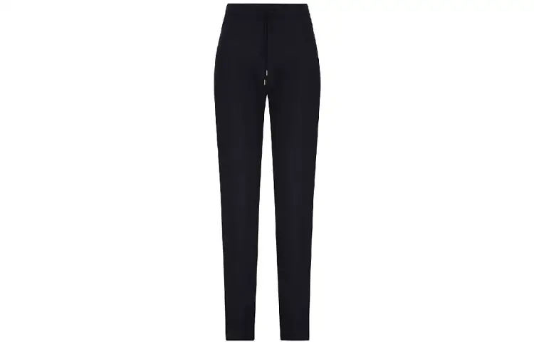 Loro Piana Casual Pants Women's Black Moderate Flared Pants