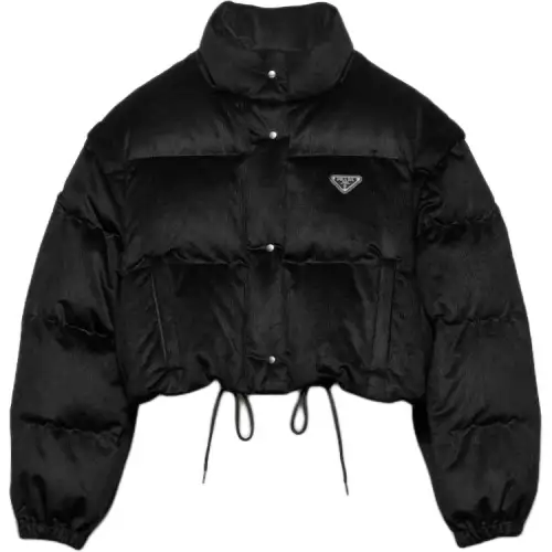 PRADA Convertible Cropped Puffer Jacket