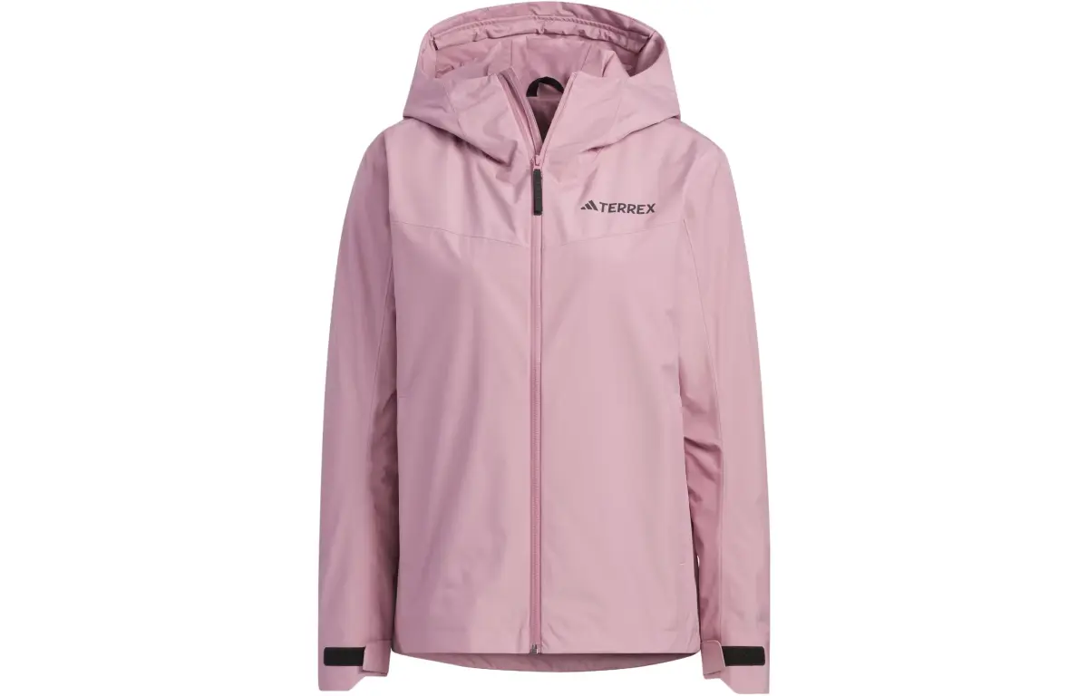 Adidas Hiking Waterproof And Windproof Windbreaker Jacket Women's Magical Purple Pink