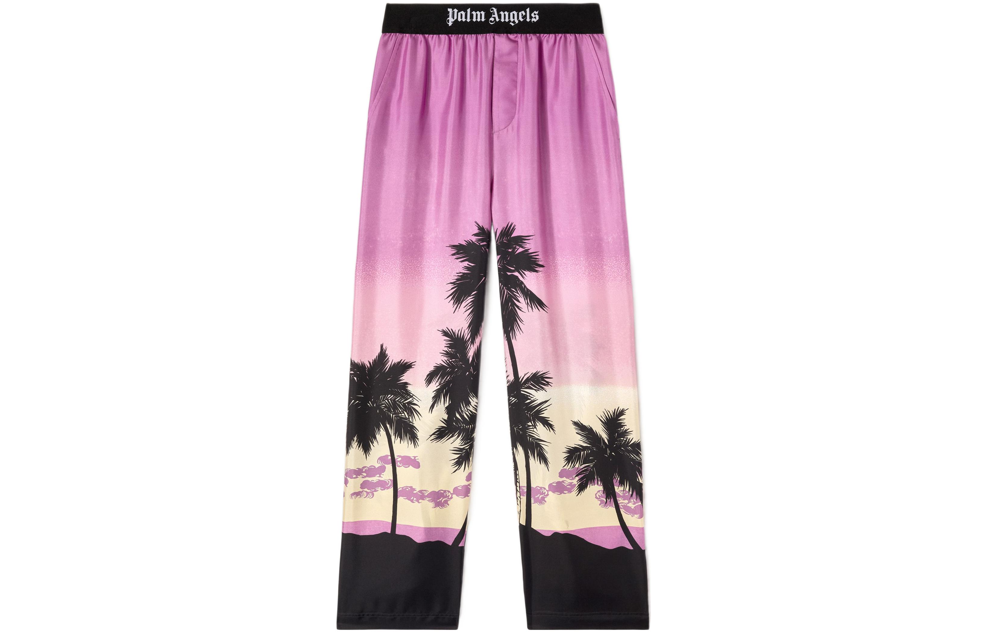 Женские штаны Palm Angels (фиолетовые)