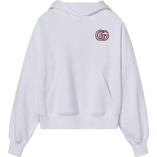 GUCCI Logo Embroidered Hoodie