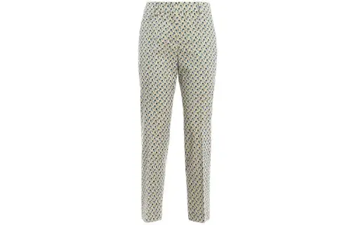 PRADA Casual Pants Women's Multicolor Moderate Straight Fit Pants