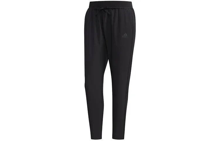 Adidas Knitted Sweatpants Women's Black Moderate Tapered Pants