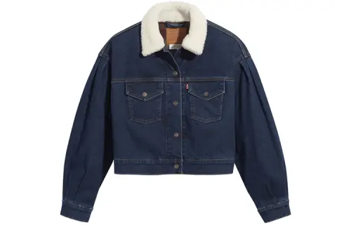 Levis Denim Jacket Women's Dark Blue