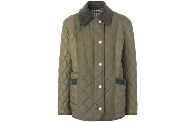 Burberry Puffer Jacket Women's Green