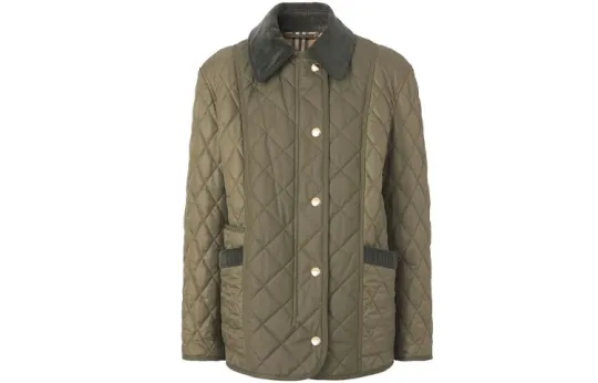 Burberry Puffer Jacket Women's Green