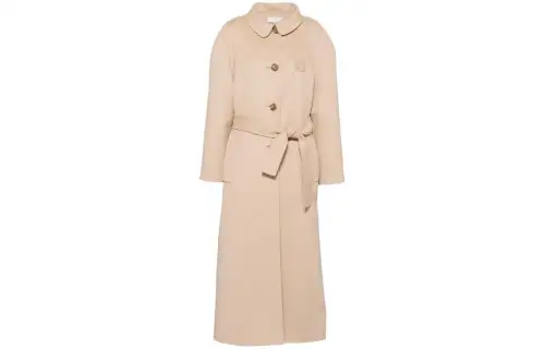 MIU MIU FW22 Velvet feel Coat Women's Khaki