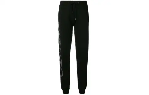 KENZO Casual Pants Women's Black Moderate Cuffed Pants
