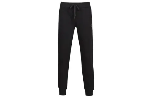 Converse Knitted Sweatpants Women's Black Moderate Cuffed Pants