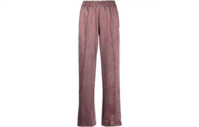 Adidas Originals Knitted Sweatpants Women's Light Brown Moderate Straight Fit Pants