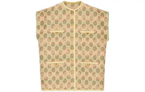 GUCCI Vests Women's Multicolor Crew Neck Moderate Other