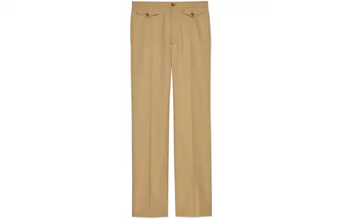 GUCCI SS22 Casual Pants Women's Light Brown