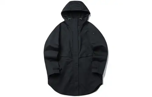 ANTA Variety Training Collection Trench Coats Women's Black Hooded Moderate