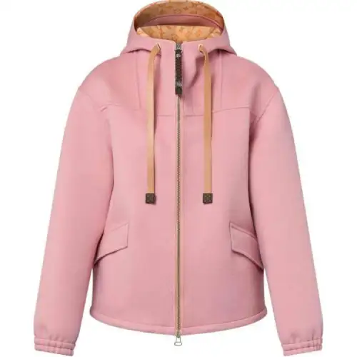 Lv Hooded Double Face Coat