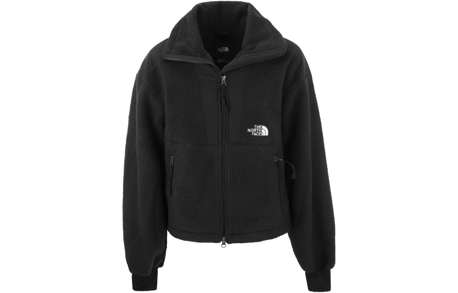 Женская куртка The North Face с логотипом (черная)