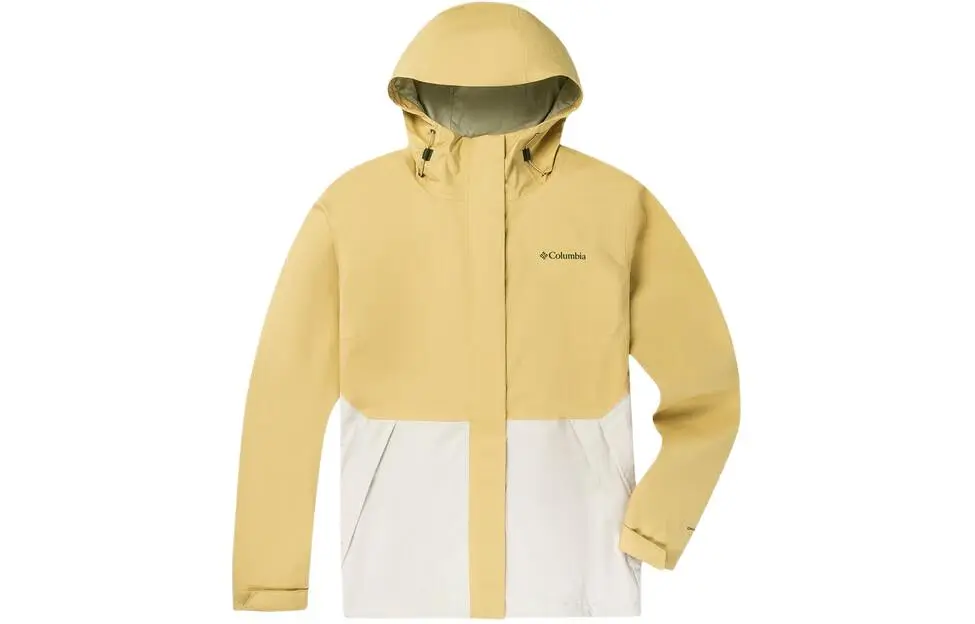Columbia Hiking Waterproof, Windproof, Breathable, Lightweight Windbreaker Jacket Women's Yellow