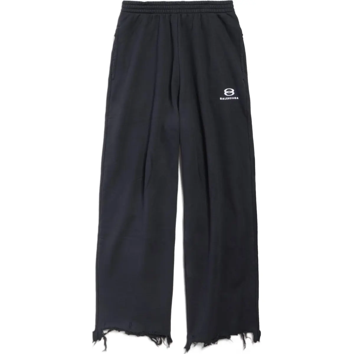 Balenciaga SS24 Casual Pants Loose Fit Women's Black
